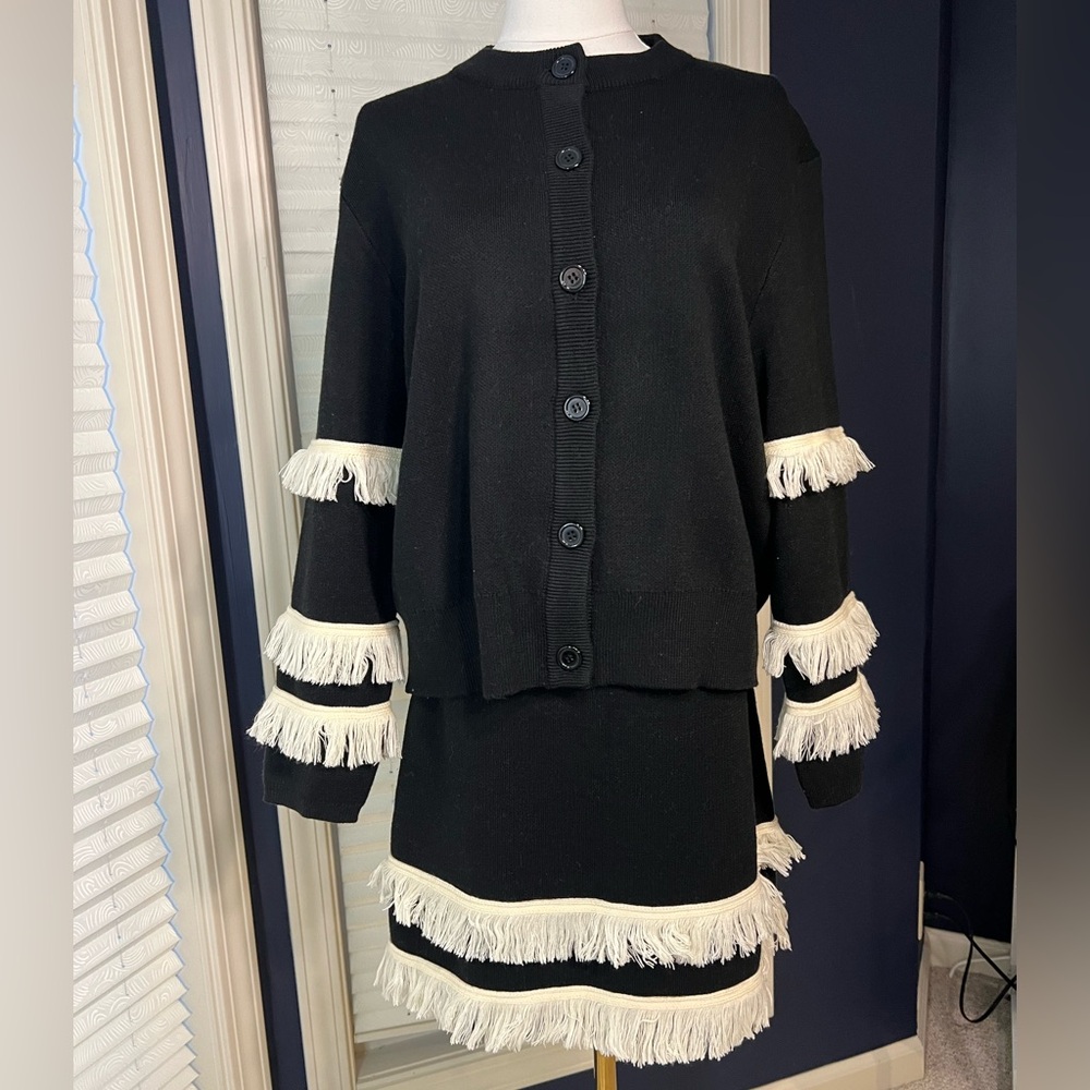 Never Fully Dressed Cardigan with Fringe